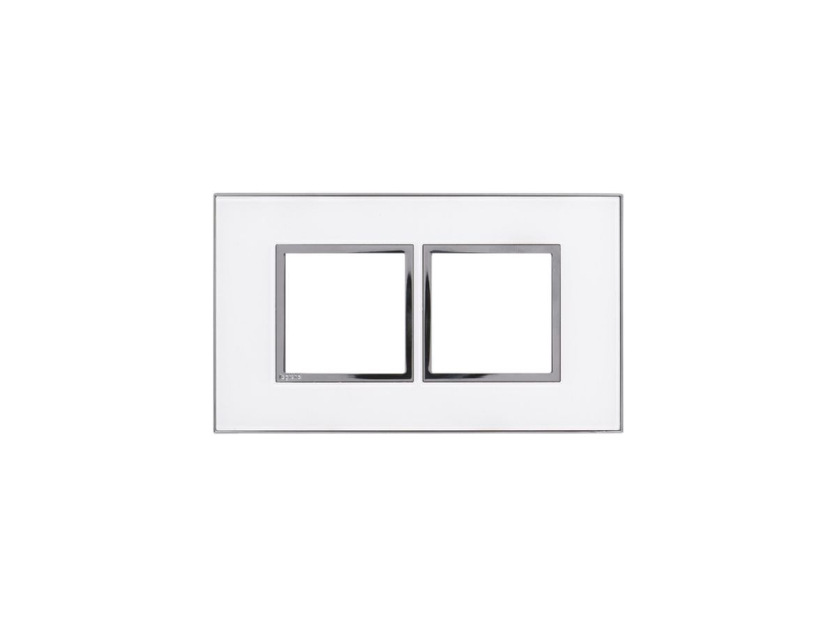 UP-Kopfzeile Legrand Arteor 1×2, horizontal, mirror white