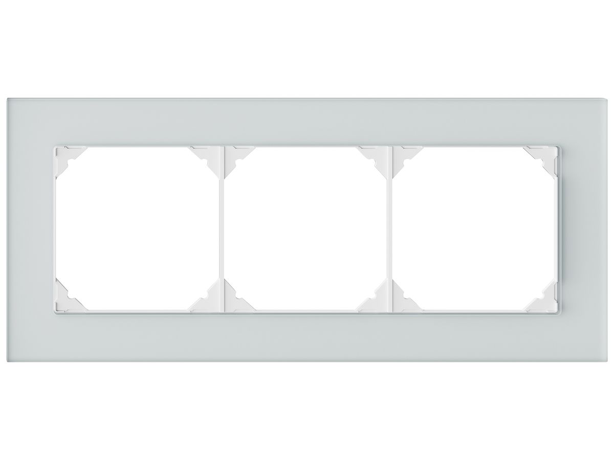 UP-Kopfzeile EDIZIO.liv prestige SNAPFIX® 1×3 94×214mm spiegel satin
