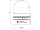 Blitzleuchte WERMA Mini TwinFLASH Combi, 24VAC/DC, gelb