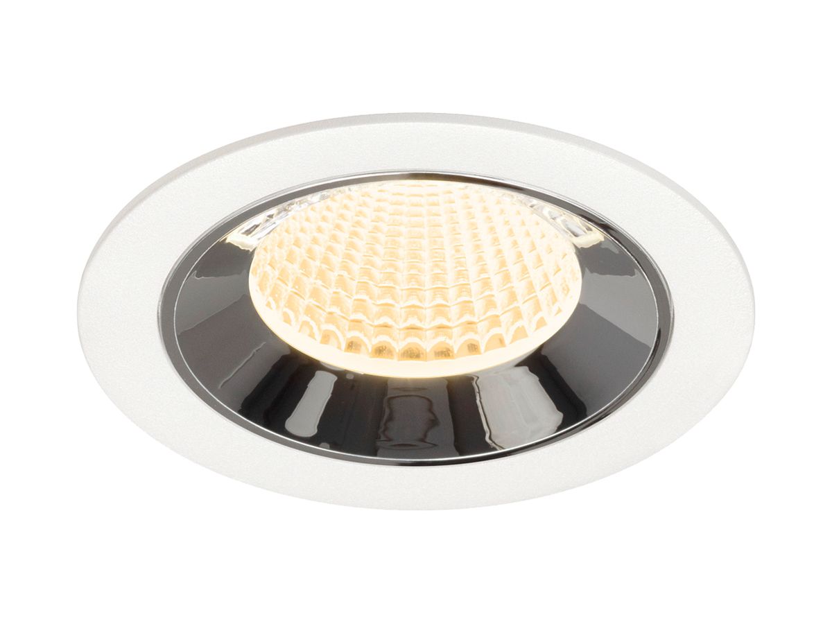 LED-Downlight SLV NUMINOS M 12W 1800lm 3000K MB DALI Ø90 ws/cr