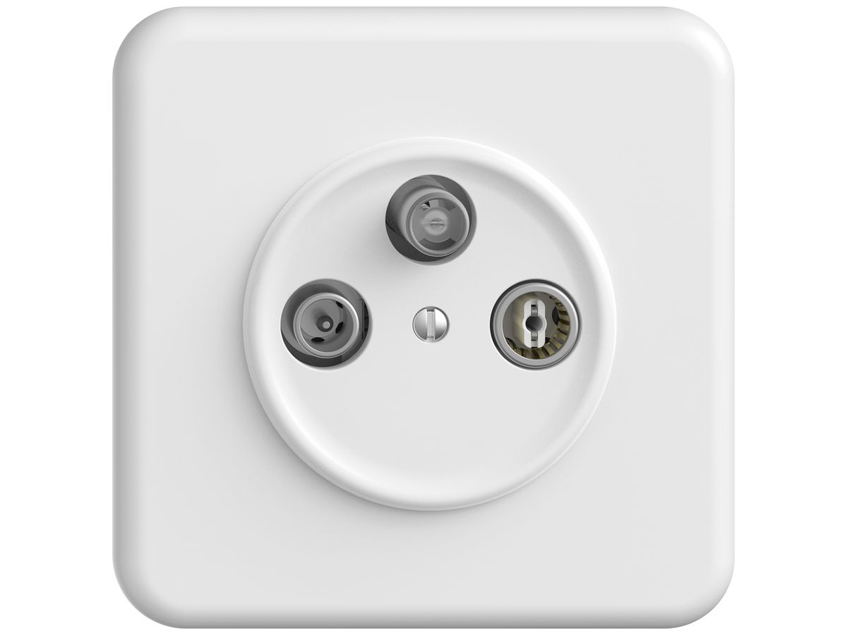 UP-Antennendose TV-R-SAT STANDARDdue SNAPFIX® DB53 Stichdose ws