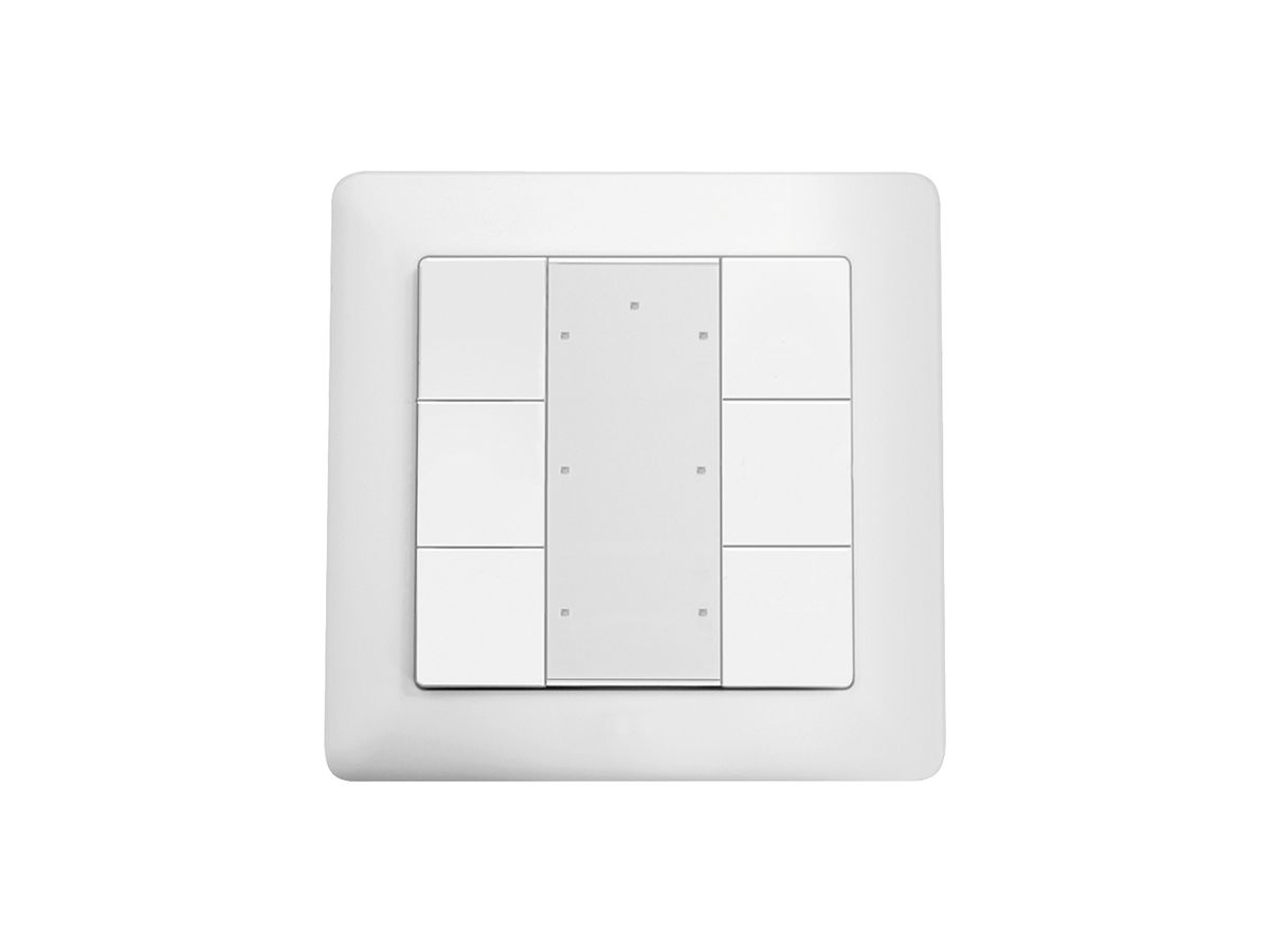 UP-Taster ESYLUX DALI, 6-fach, für DALI-2