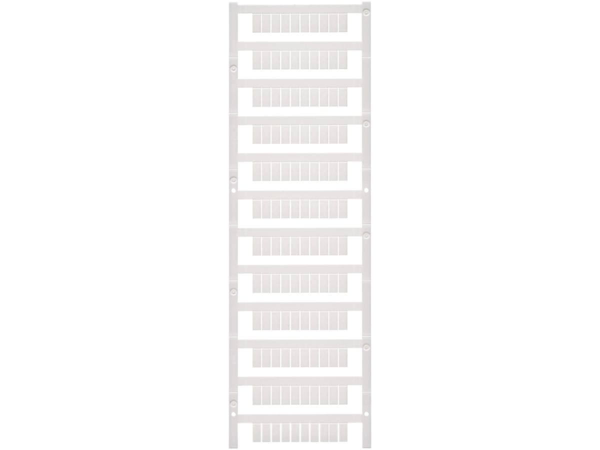 Klemmenmarkierer Weidmüller MultiFit 10×5mm Cabur PA66 weiss