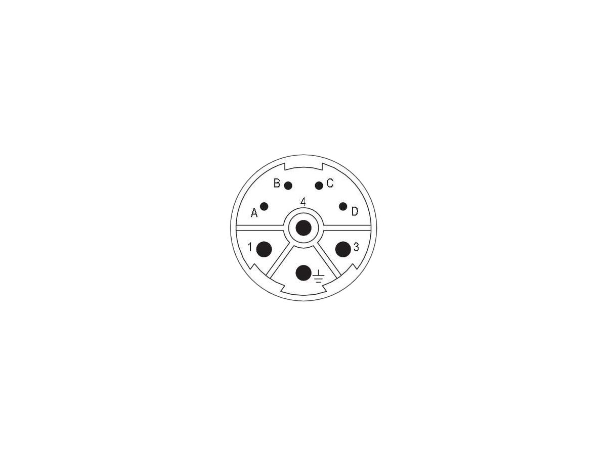 Stift Weidmüller SAI-M23-SE-L-4/4 Crimpanschluss M23 8L