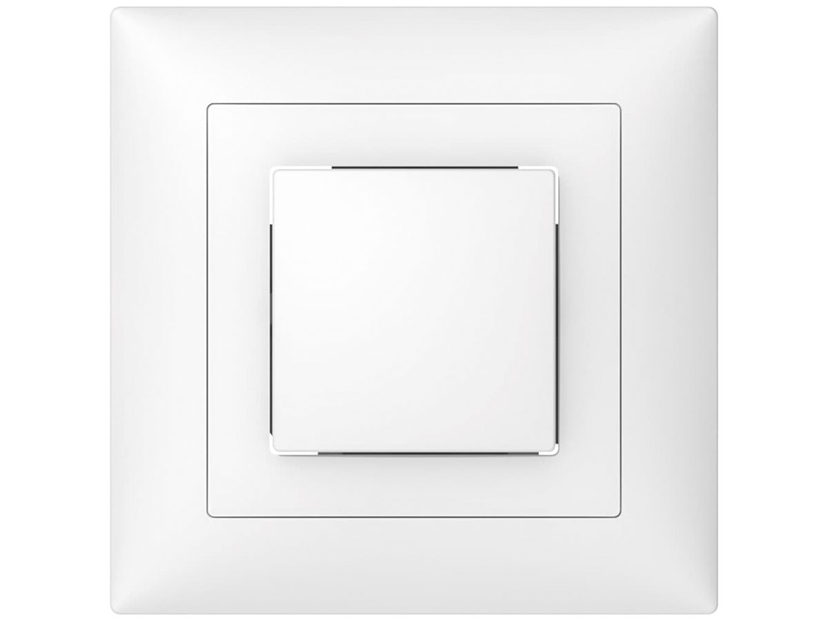 UP-Druckschalter SIDUS B 6/1L weiss