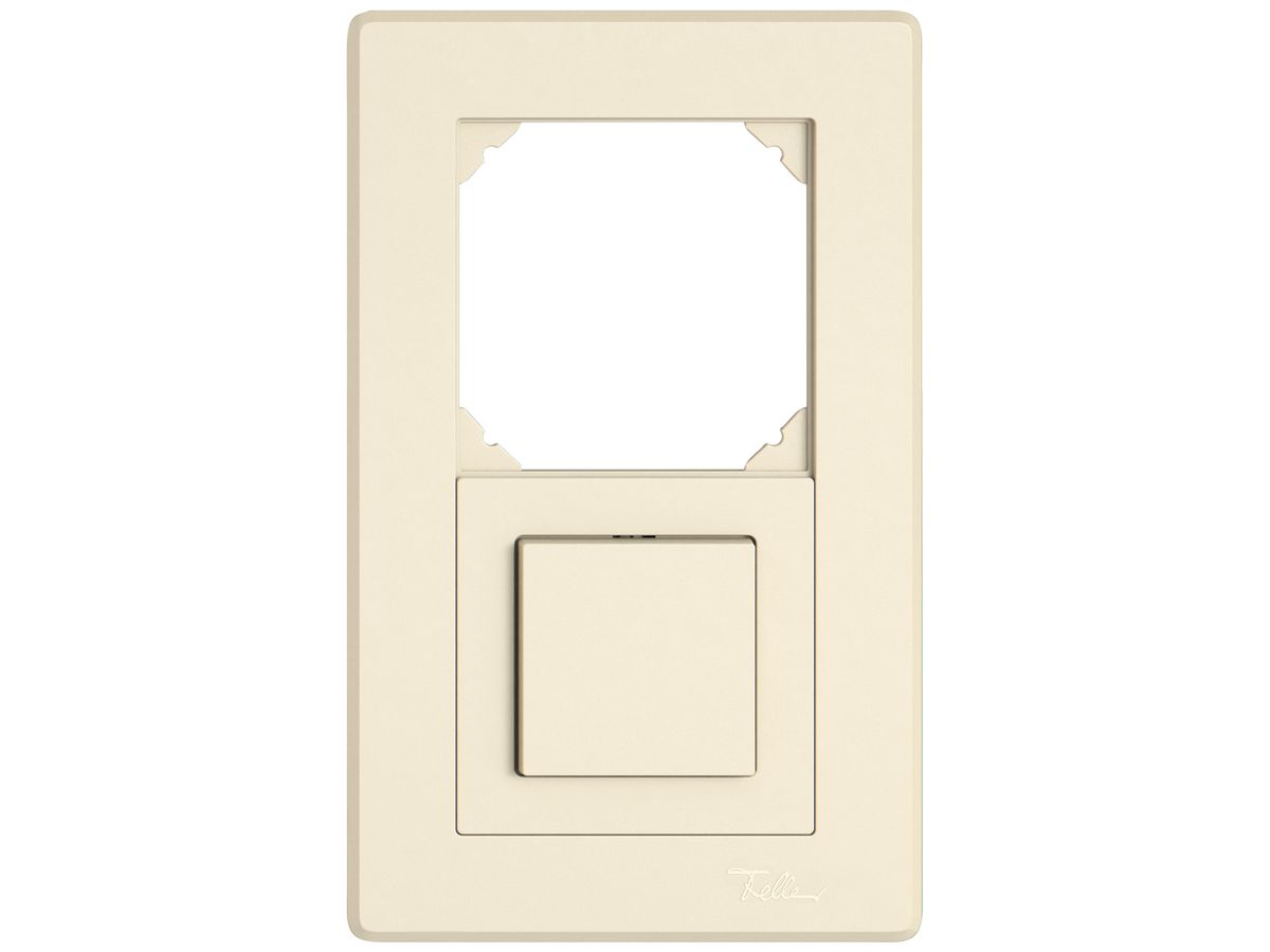 UP-Kombination EDIZIO.liv SNAPFIX® 2×1 156×96mm leer+Schema 3/1L crema