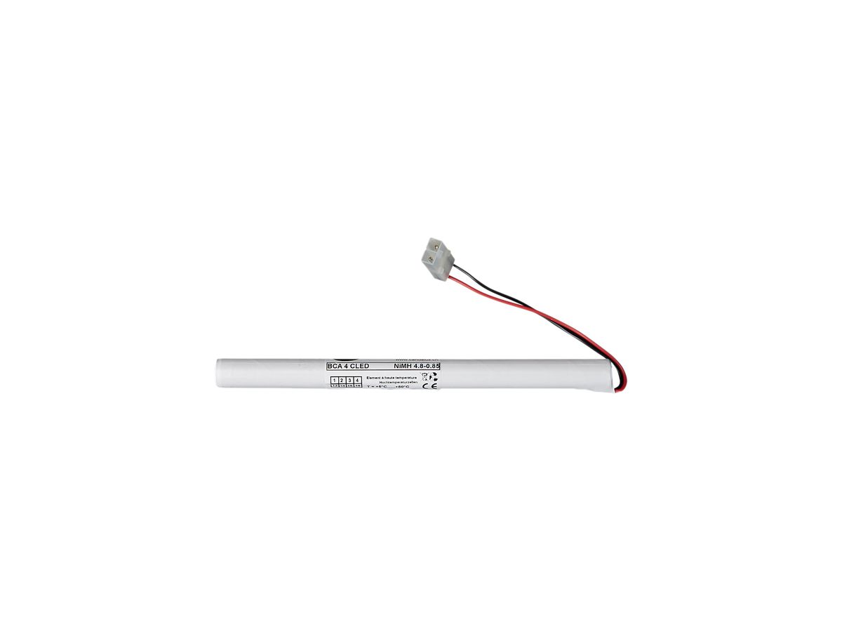 Akku NiMH BCA 4 CLED, 4.8V 0.8Ah 1h, zu CLED/ELED