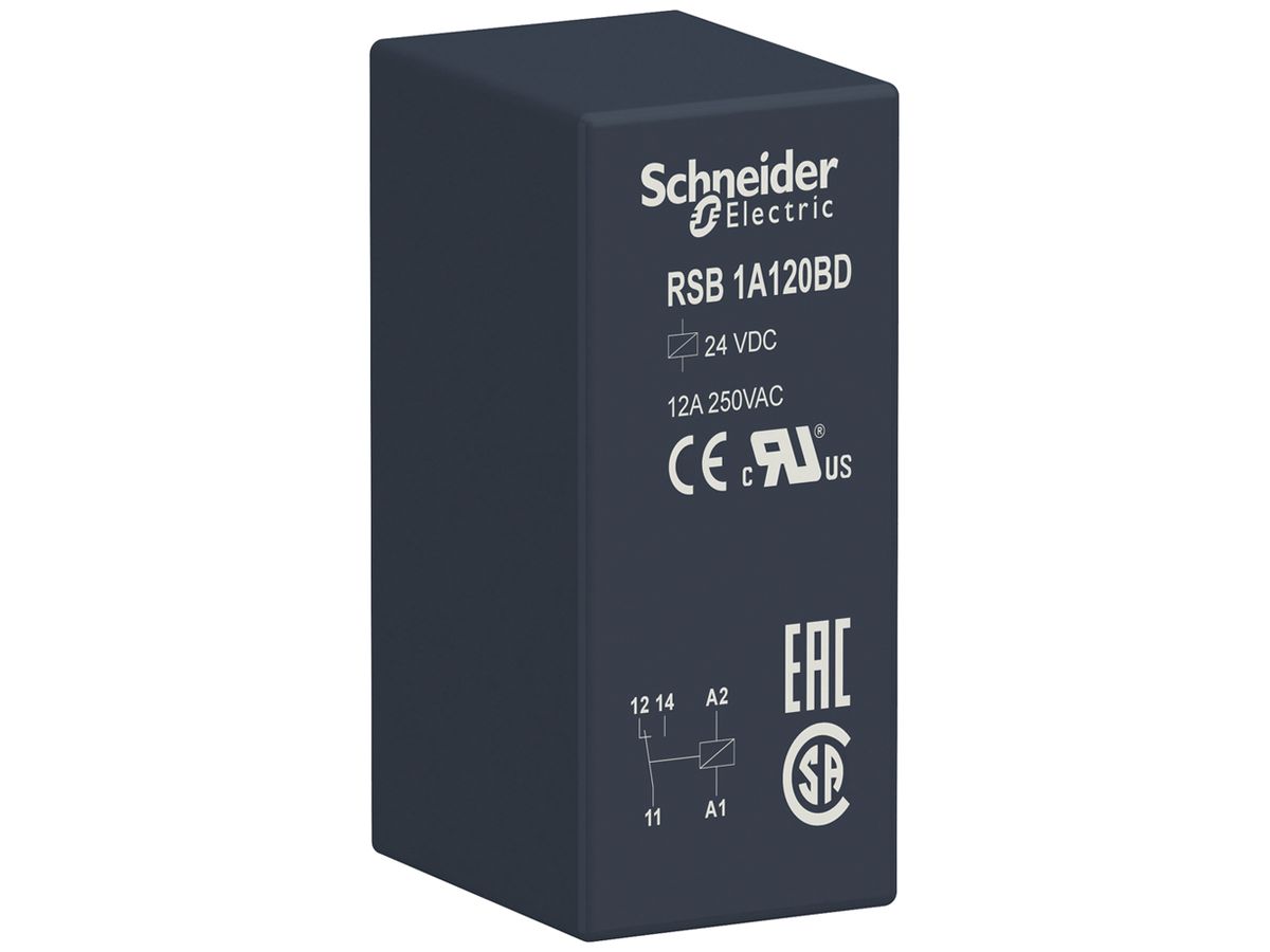 Interfacerelais Zelio RSB 1CO 12A 24VDC RT I