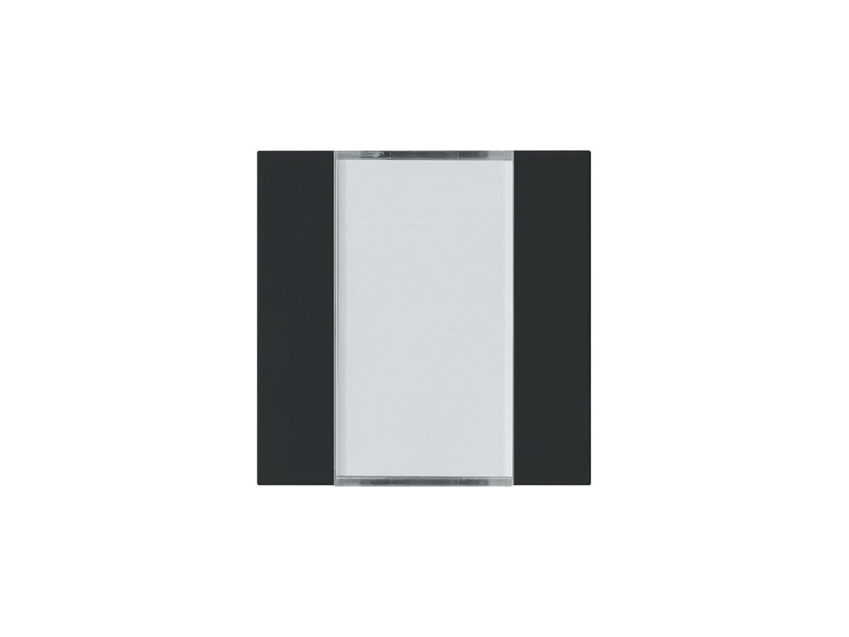 Frontset Hager kallysto 2×KNX systemlink/easylink schwarz