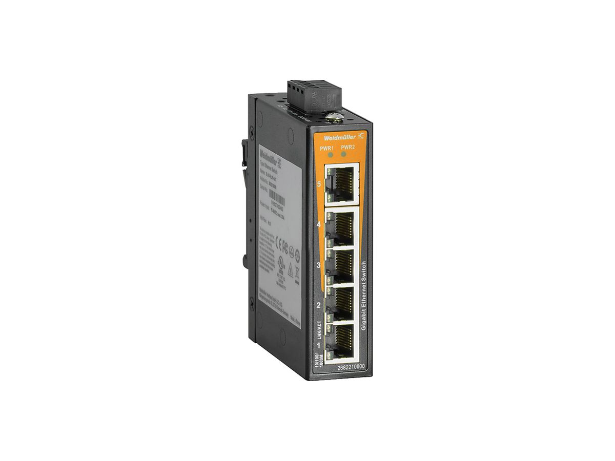 Switch WM IE-SW-EL05-5GT, 5×RJ45 GbE unmanaged