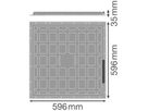EB-LED-Deckenleuchte LEDVANCE Panel Essential 36W 3200lm 6500K 596×596mm weiss