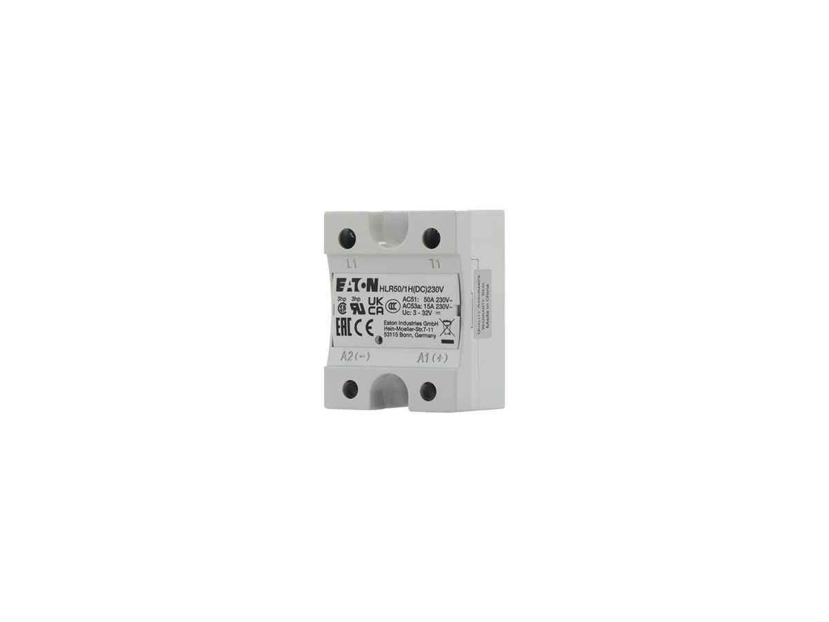 Halbleiterrelais Eaton HLR50/1H(DC)230V, 3…32VDC 50A/24…240VAC
