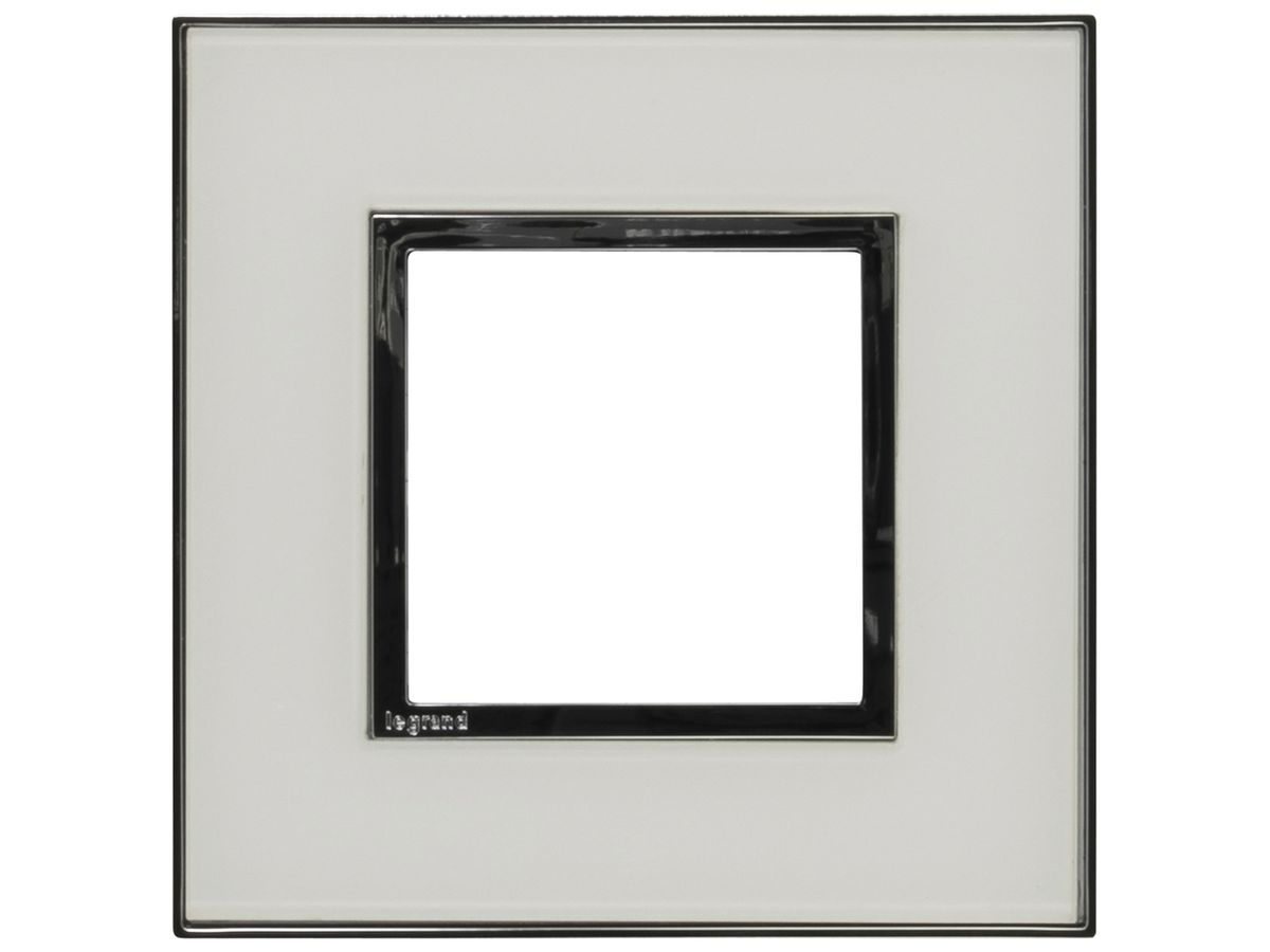 Abdeckrahmen ATO 1×1 Modul Glas-weiss