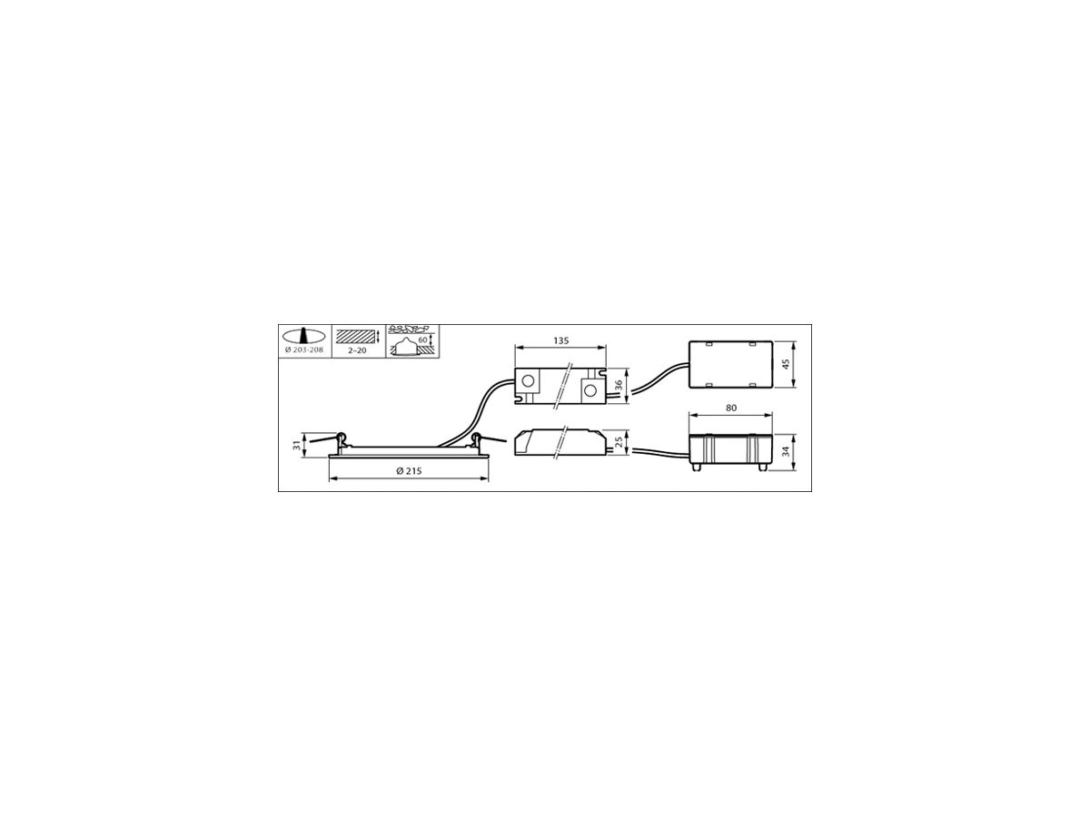 LED-Downlight CoreLine Slim DN145B G3 LED20S/840 WIA-E, weiss