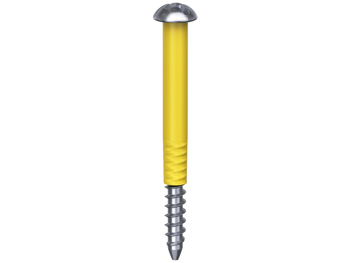 RK-Stahlschraube AGRO 4×40mm verzinkt-passiviert/isoliert