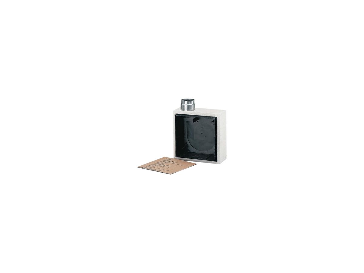 Unterputz-Gehäuse Maico ER-UP/B mit Brandschutz 250×250×135mm Ø75/80mm