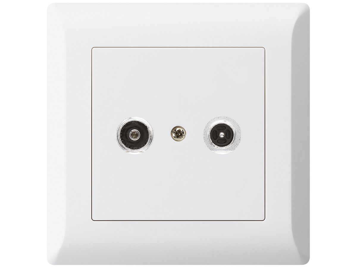 UP-Antennendose kallysto.line R/TV 10.5dB 2GHz weiss