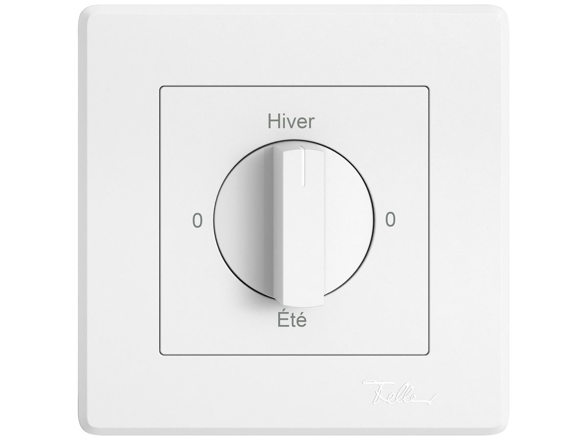 UP-Montageset EDIZIO.liv SNAPFIX® f.Drehschalter m.Griff 0-Hiver-0-Été ws
