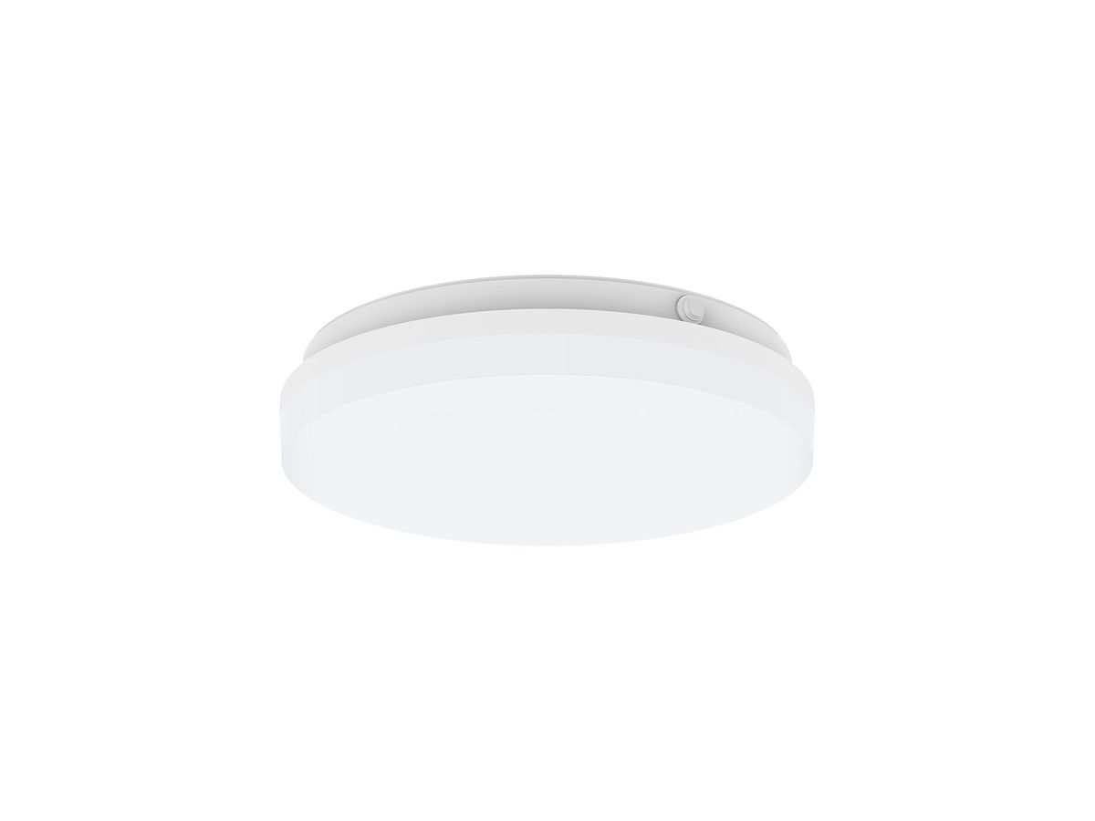 LED-Decken-/Wandleuchte DOTLUX SURFACE SEN 21W 2540…2630lm 830…857 IP54 Ø300 ws