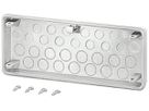 Anbauflansch Hensel für Wand 300mm, 15×M20, 15×M16