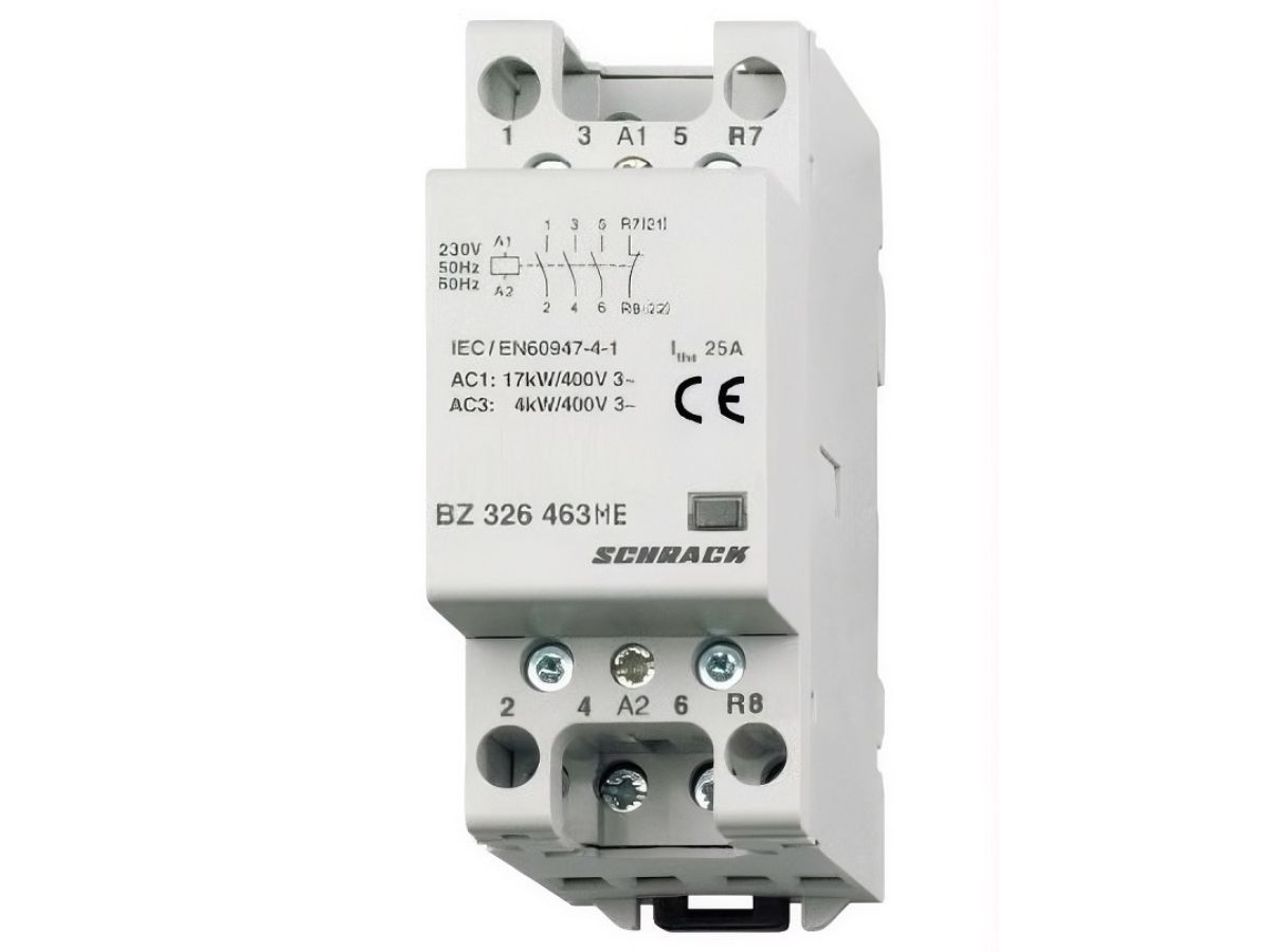 REG-Schütz ME Schrack 25A 3S+1Ö - 230V 2TE