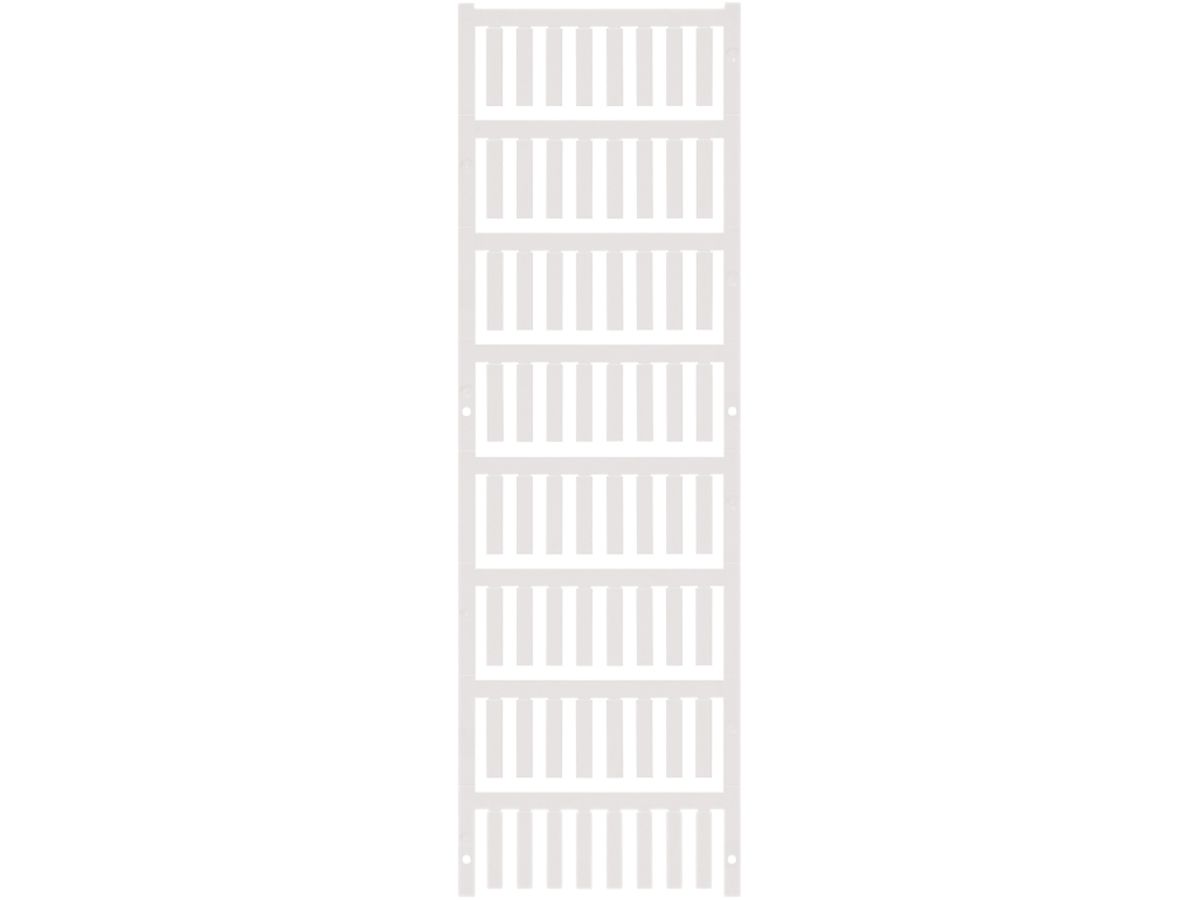 Leitermarkierer Weidmüller MultiCard SF für Ø3…3.7mm 21×4.6mm PA66 weiss