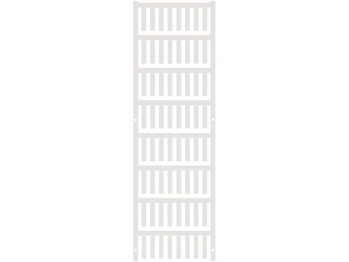 Leitermarkierer Weidmüller MultiCard SF für Ø3…3.7mm 21×4.6mm PA66 weiss