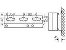 Montageschiene L=1980mm für Wandverteiler Enystar