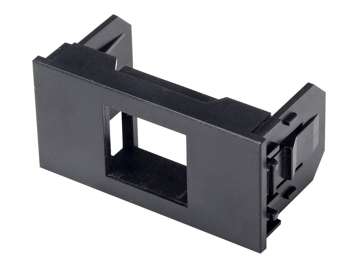 Keystone-Modul Cecoflex für AV-Montagesystem, leer, schwarz