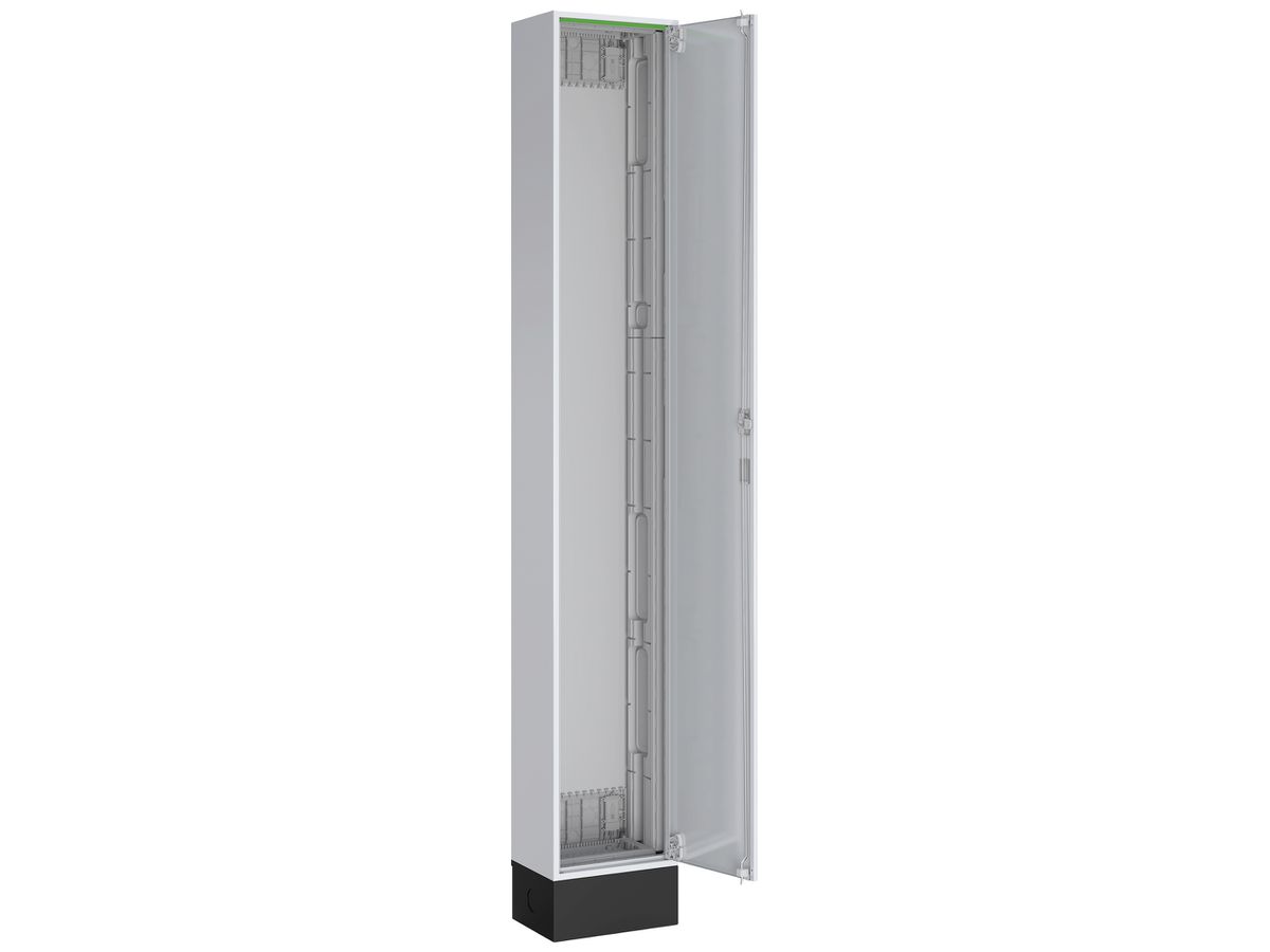 Standgehäuse PrismaSeT XL IP44 m.Tür 300×1980×210mm 1 Feld 12 Reihen