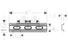 Tragschiene Hensel für KF 02 67mm