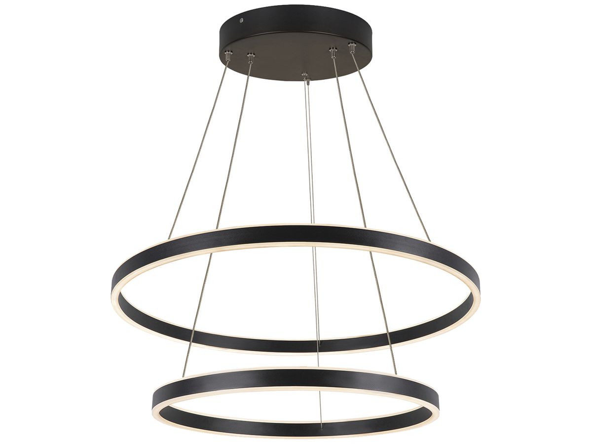 LED-Pendelleuchte SLV ONE DOUBLE UP/DOWN DALI 55W 2100lm 3000/4000K schwarz