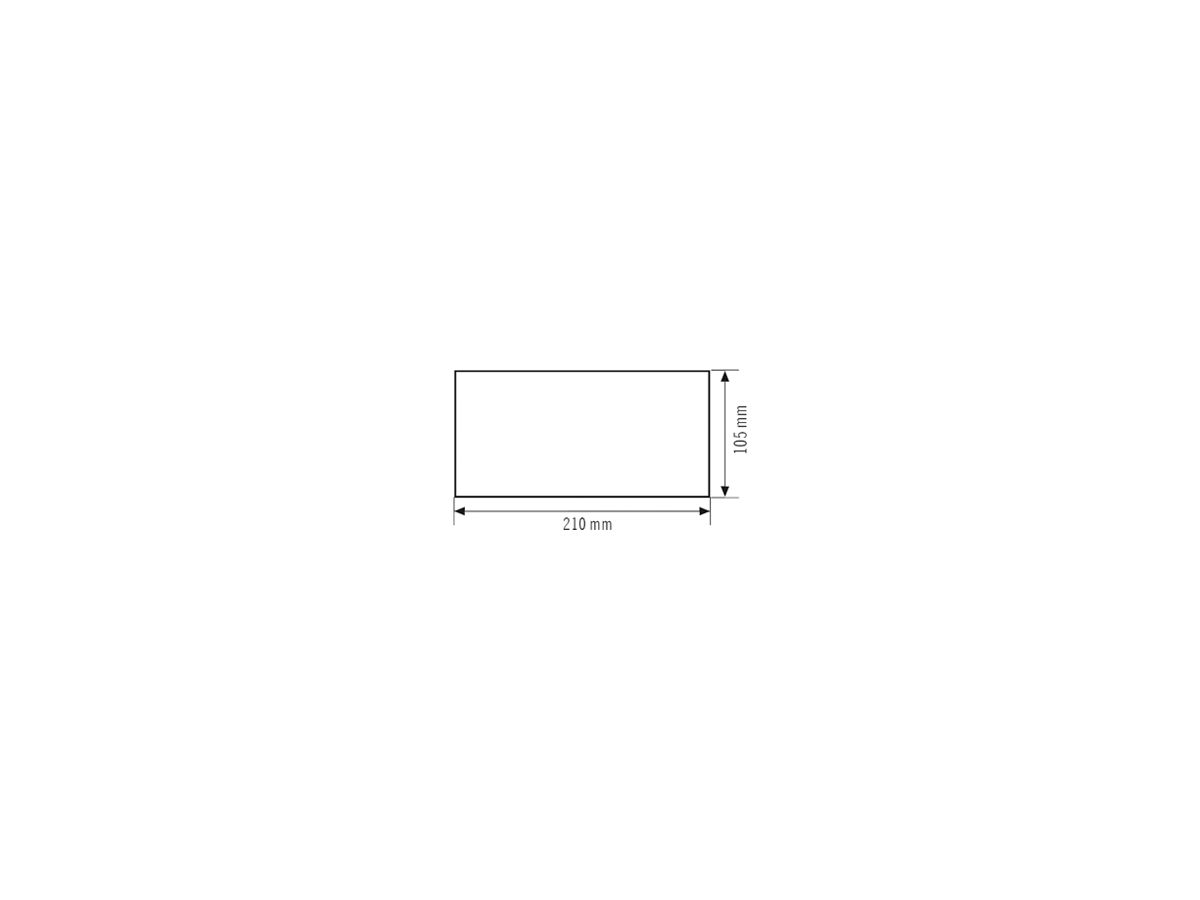 Piktogramm-Satz ESYLUX SLB 21m Pfeil OR/OL/UR/UL 230×120mm
