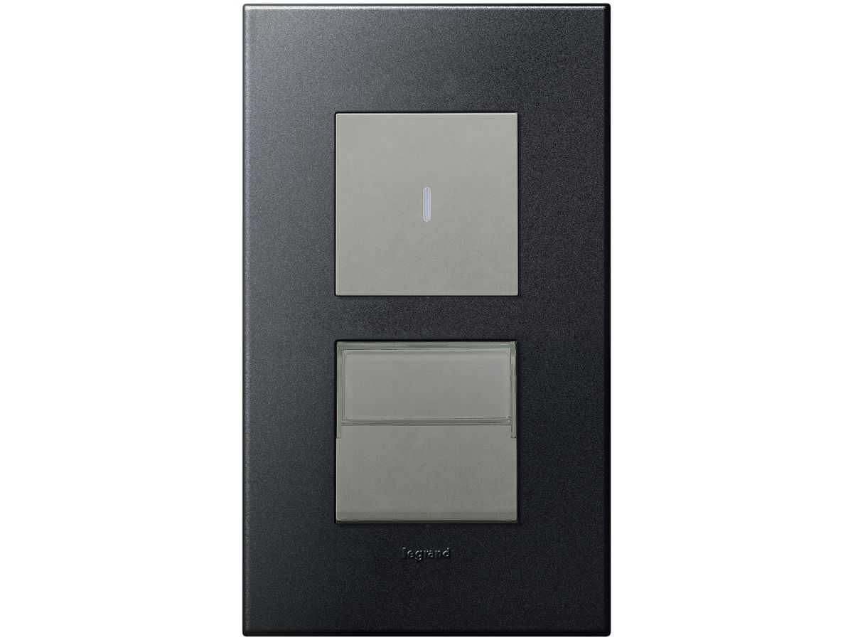 UP-Kombination ARTEOR 1×2, S3/1L + Sonnerie, magnesium
