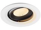 LED-Downlight SLV NUMINOS MOVE M 12W 1800lm 3000K MB DALI Ø120 ws/sz