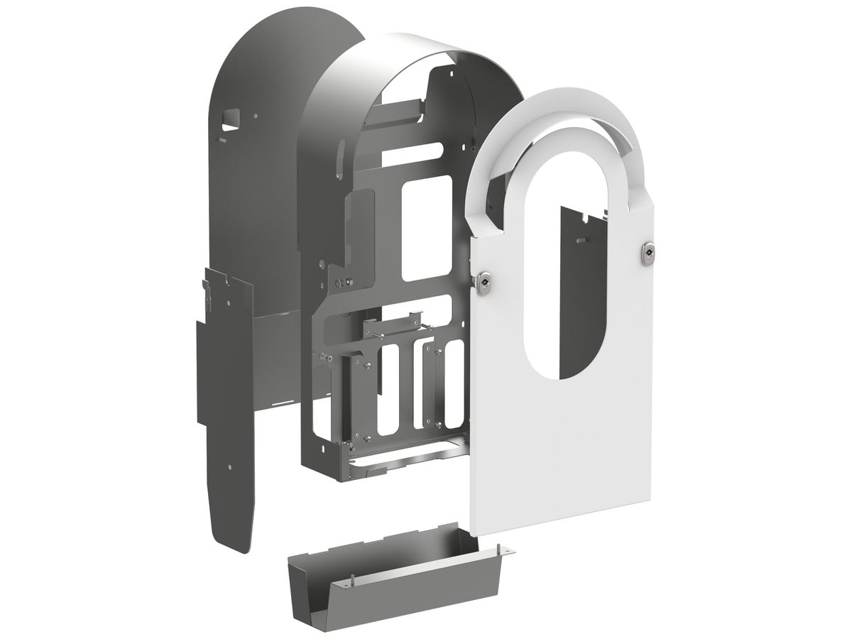 Montageset EVlink Pro AC für 1 Ladepunkt Wandmontage