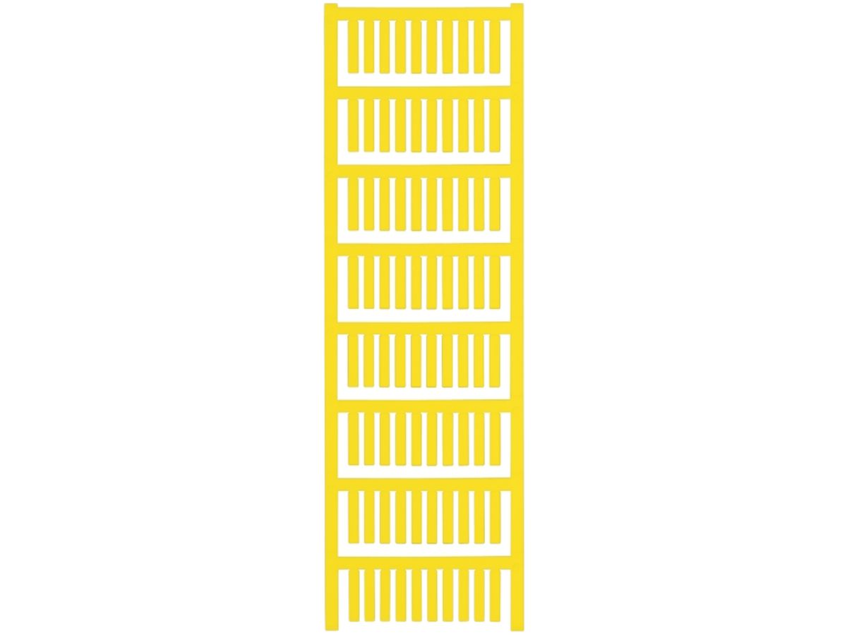 Einsteckschild Weidmüller TM MultiCard 20×4mm PA66 gelb