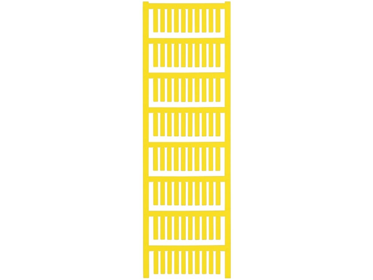 Einsteckschild Weidmüller TM MultiCard 20×4mm PA66 gelb