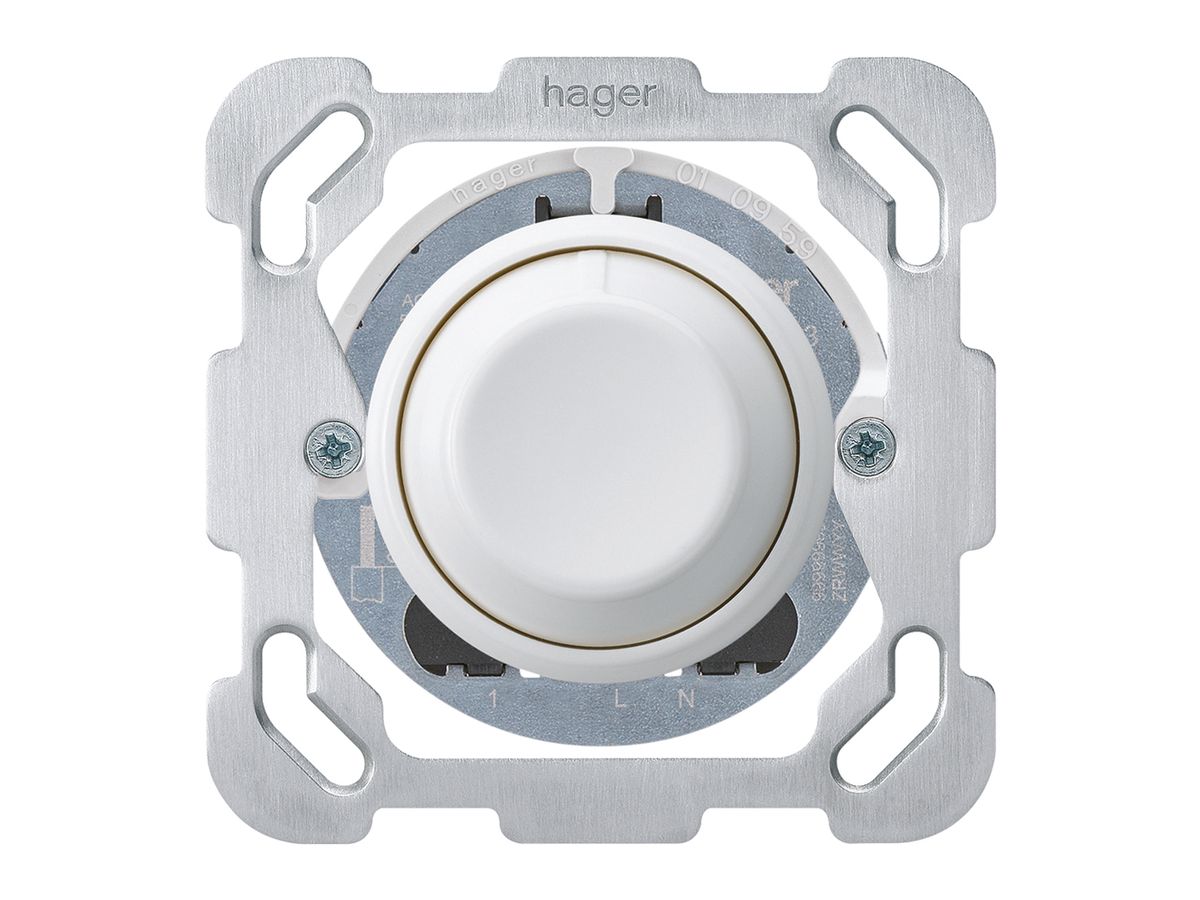 UP-Drehdimmer Nebenstelle Hager basico BM weiss