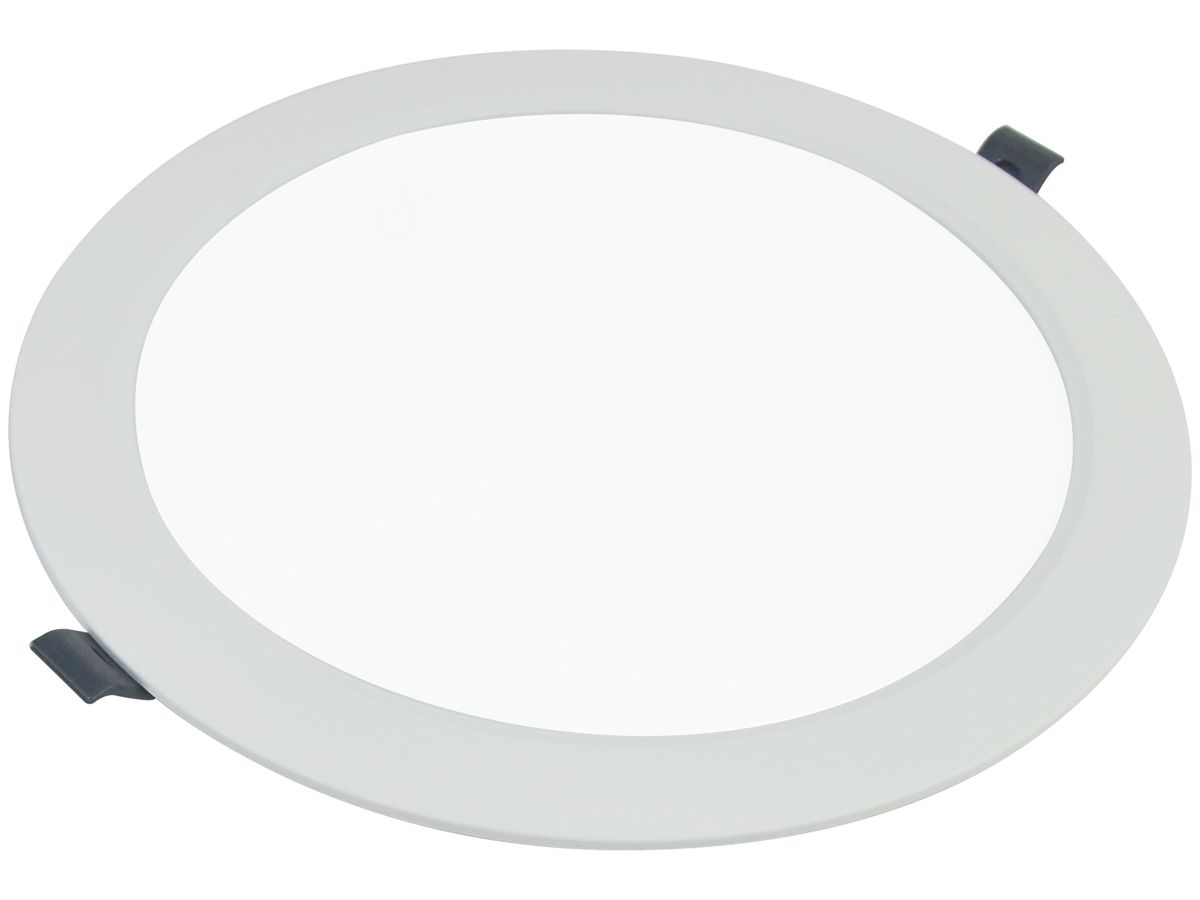 LED-Downlight DOTLUX CIRCLEflat 6W 390lm 4000K 120° inkl. Treiber weiss