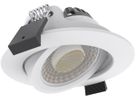 EB-LED Spot MILO 5W/8W ws 3CCT IP65 - 110lm/W,2700/3000/4000K,dimmbar 68-75mm
