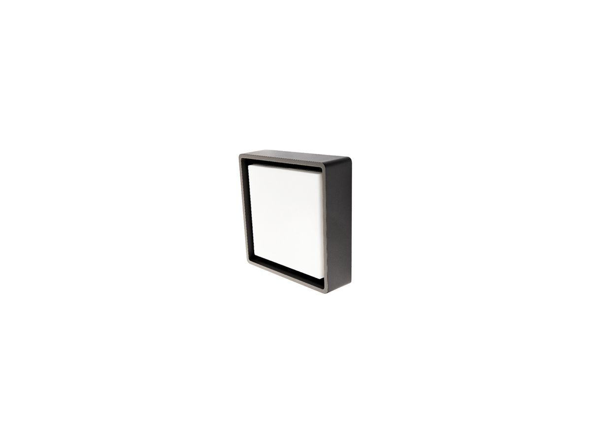 LED-Decken-/Wandleuchte SG Frame Square 7W 630lm 830 IP66 DIM 240×240 anthrazit