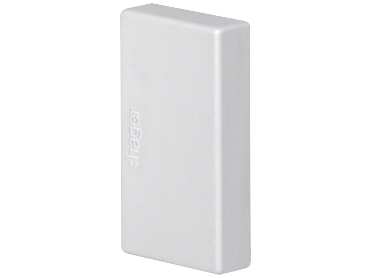 Endstück Hager tehalit.LF 33×20mm grau IP30