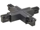 X-Verbinder SLV für Stromschiene EUTRAC, schwarz