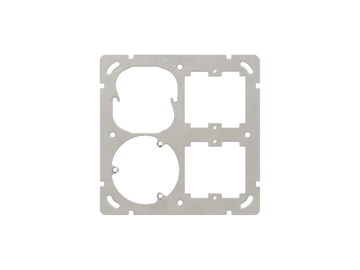 UP-Befestigungsplatte FH 2×2 52 + freenet + 3×T13 + freenet