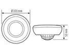 AP-Präsenzmelder ESYLUX PD 360i/24 Basic, weiss