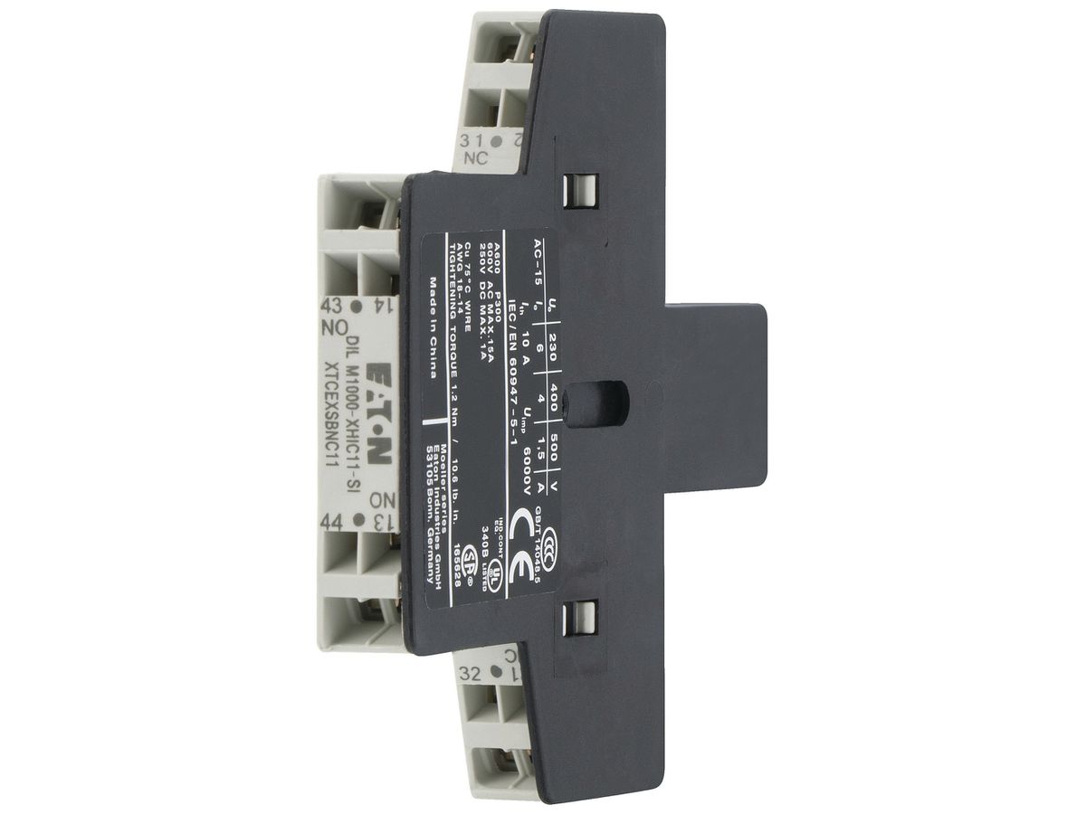 Hilfsschalter Eaton DILM1000-XHIC11-SI 1NO 1NC 6A Federzuganschluss