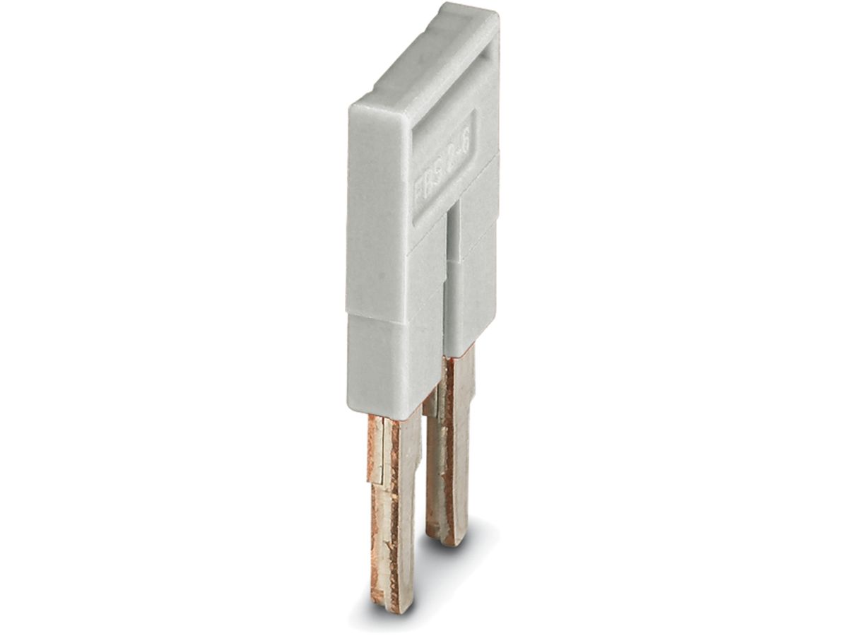 Steckbrücke 6mm 2L grau CLIPLINE