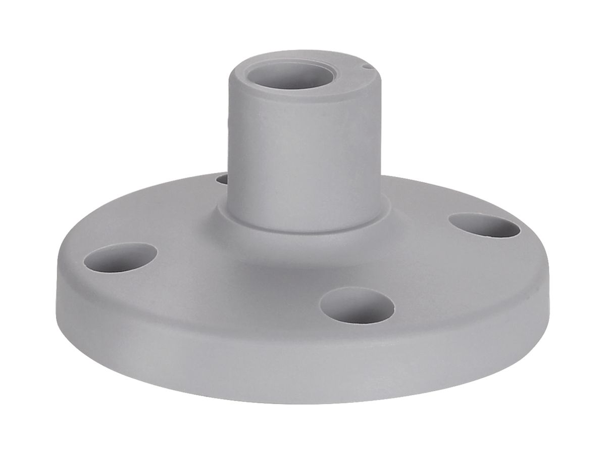Fuss WERMA, für Rohr Ø25mm, Kunststoff, für Signalsäule, grau