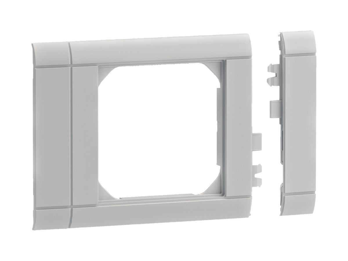 Rahmenblende tehalit CH modular halogenfrei, 80mm, lichtgrau